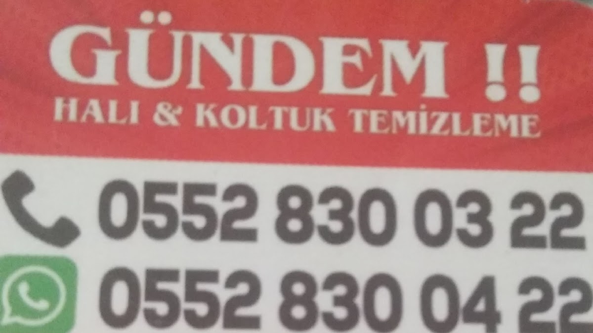 Gündem halı koltuk temizleme Yerel İşletme fotoğrafı 1